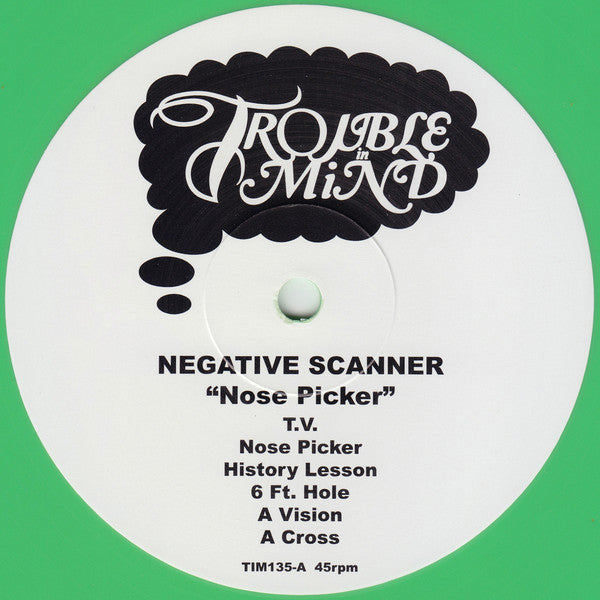 Negative Scanner : Nose Picker (12", Album, Ltd, Gre)