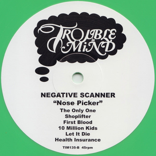 Negative Scanner : Nose Picker (12", Album, Ltd, Gre)