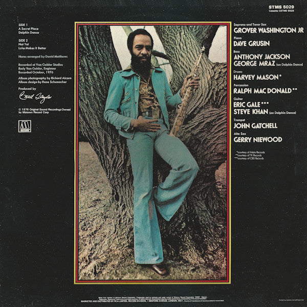 Grover Washington, Jr. : A Secret Place (LP, Album, RE)