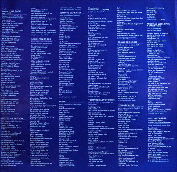 Crosby, Stills & Nash : Daylight Again (LP, Album)