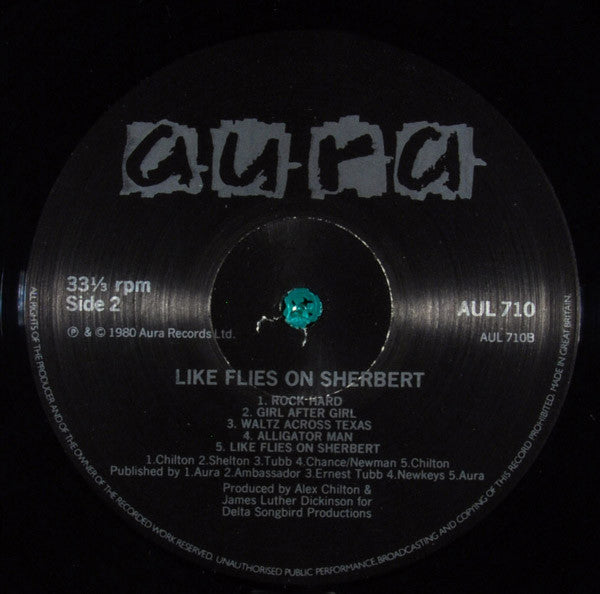 Alex Chilton : Like Flies On Sherbert (LP, Album)