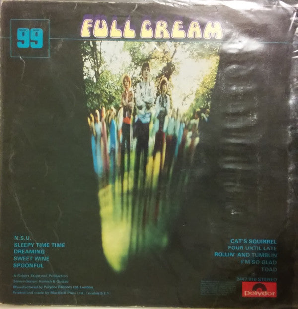 Cream (2) : Full Cream (LP, Album, RE)