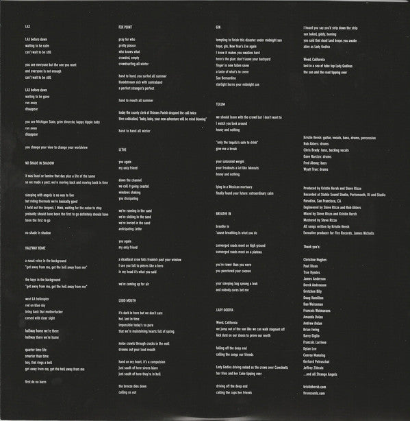 Kristin Hersh : Possible Dust Clouds (LP, Album)