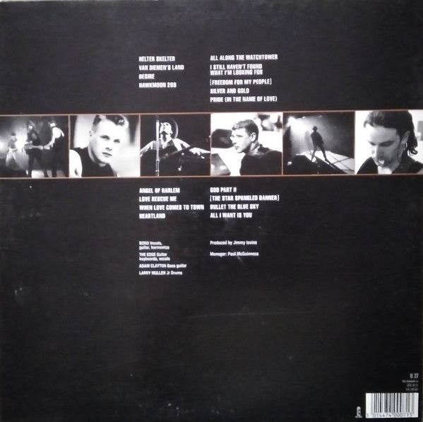 U2 : Rattle And Hum (2xLP, Album, Son)