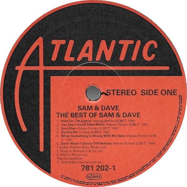 Sam & Dave : The Best Of Sam & Dave (LP, Comp)