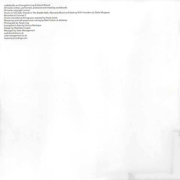 audiobooks : Now! (In A Minute) (LP, Album)
