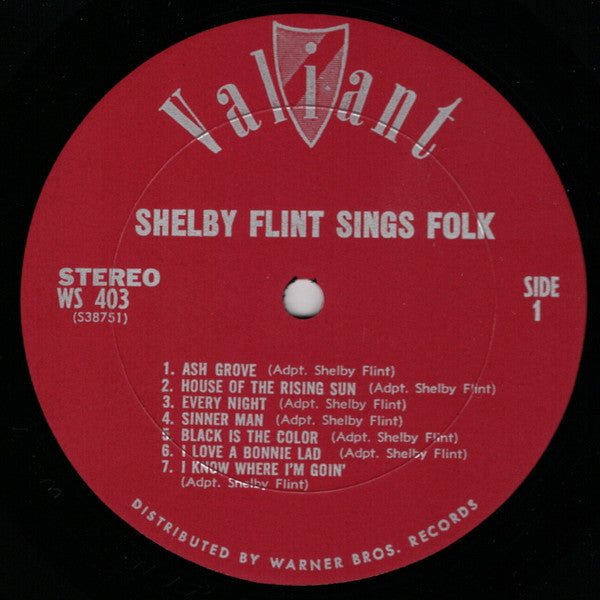 Shelby Flint : Shelby Flint Sings Folk (LP, Album)