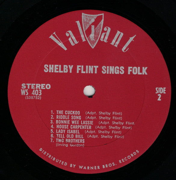 Shelby Flint : Shelby Flint Sings Folk (LP, Album)