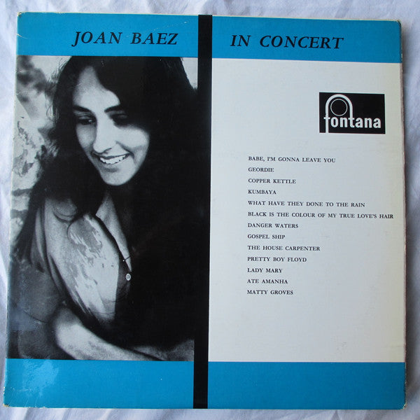 Joan Baez : Joan Baez In Concert (LP, Album, Mono)