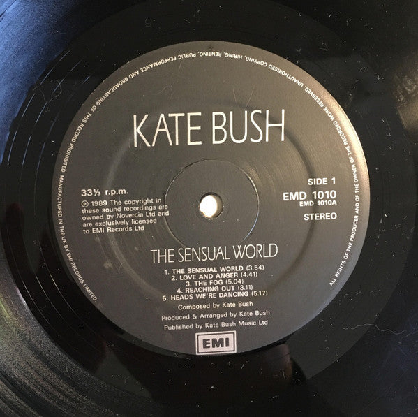 Kate Bush : The Sensual World (LP, Album)