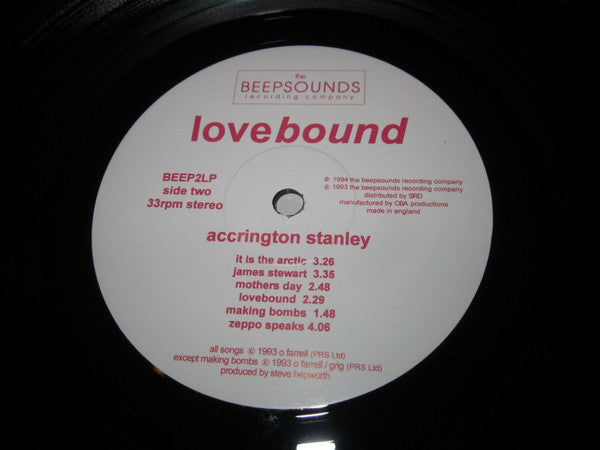 Accrington Stanley : Lovebound (LP, Album)