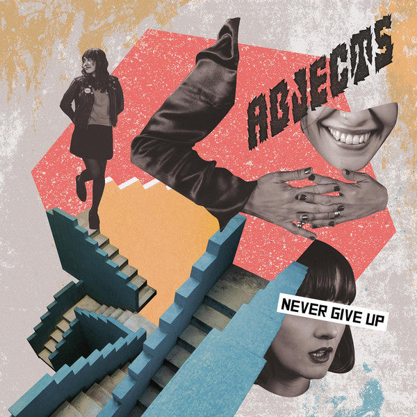 Abjects : Never Give Up (LP, Album, Cle)