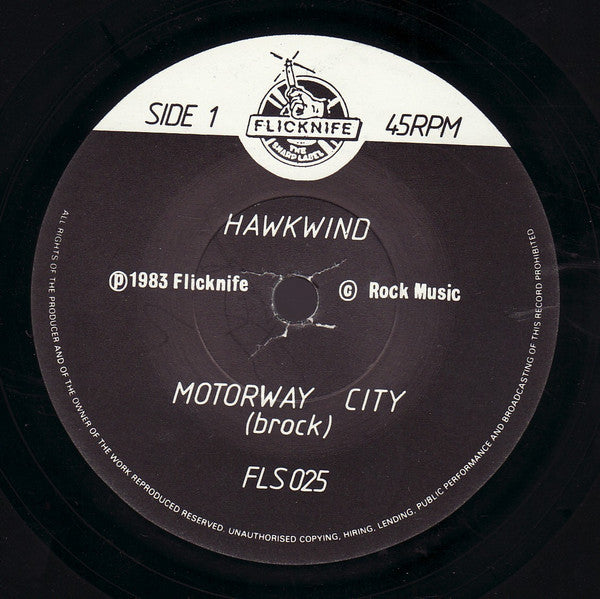 Hawkwind : Motorway City (7", Single)