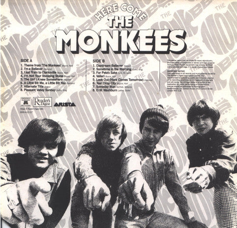 The Monkees : Here Come The Monkees (LP, Comp)