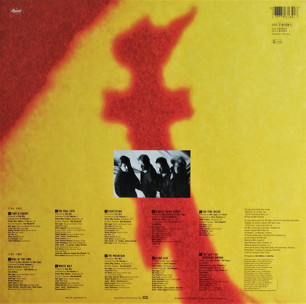 Bob Seger And The Silver Bullet Band : The Fire Inside (LP, Album)