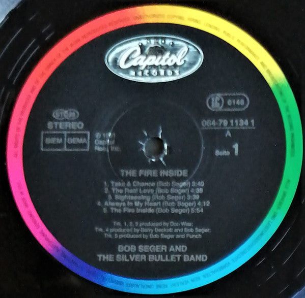 Bob Seger And The Silver Bullet Band : The Fire Inside (LP, Album)