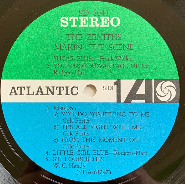 The Zeniths : Makin' The Scene (LP, Album)