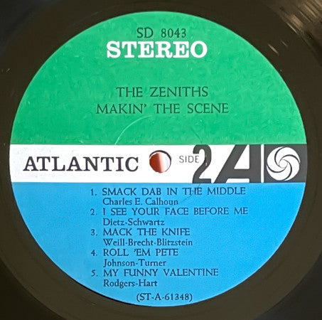The Zeniths : Makin' The Scene (LP, Album)