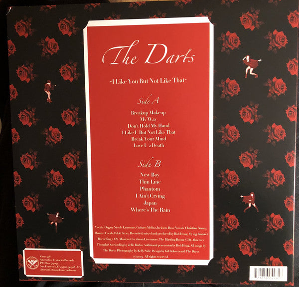 The Darts (6) : I Like You But Not Like That (LP, Album, Red)