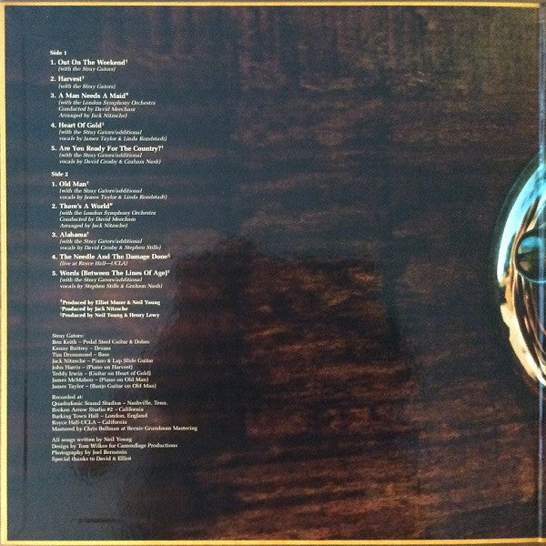 Neil Young : Harvest (LP, Album, RE, RM, RP, 140)