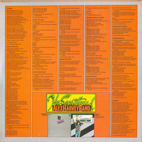 The Sensational Alex Harvey Band : The Impossible Dream (LP, Album, '1Y)
