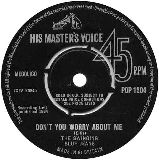 The Swinging Blue Jeans : You're No Good / Don't You Worry About Me (7", Single)