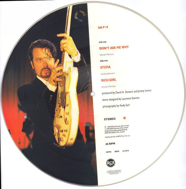 Eurythmics : Don't Ask Me Why (12", Single, Pic)