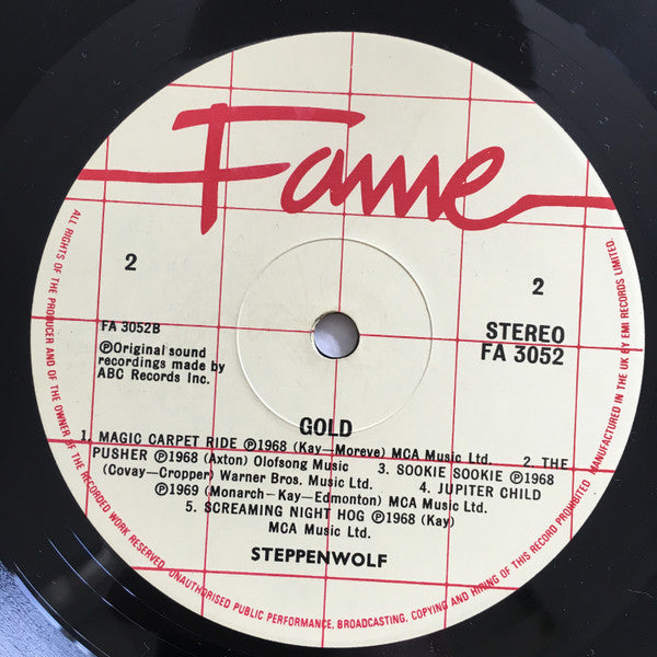 Steppenwolf : Gold (LP, Comp)