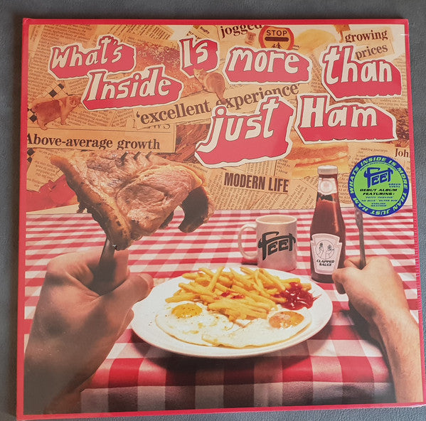 Feet (5) : What's Inside Is More Than Just Ham (LP, Album, Ltd, Gre)