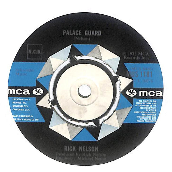 Rick Nelson* : Palace Guard (7", Single)