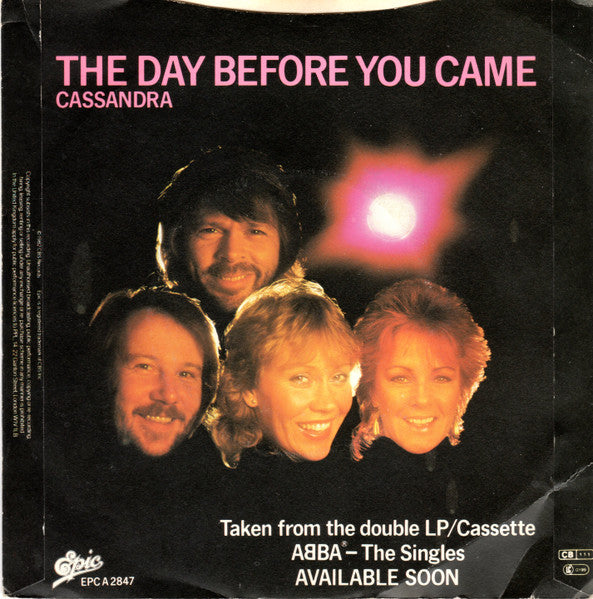 ABBA : The Day Before You Came (7", Single, Rou)