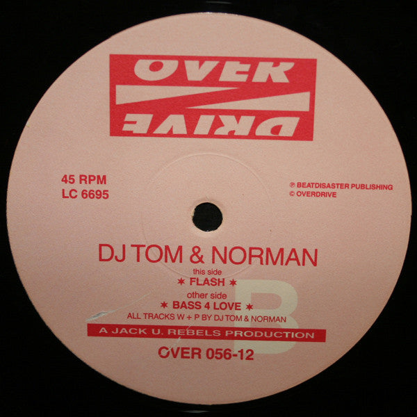 DJ Tom & Norman : Bass 4 Love (12")