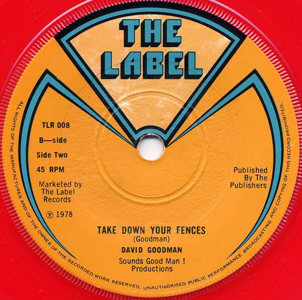 Dave Goodman And Friends : Justifiable Homicide (7", Single, Red)