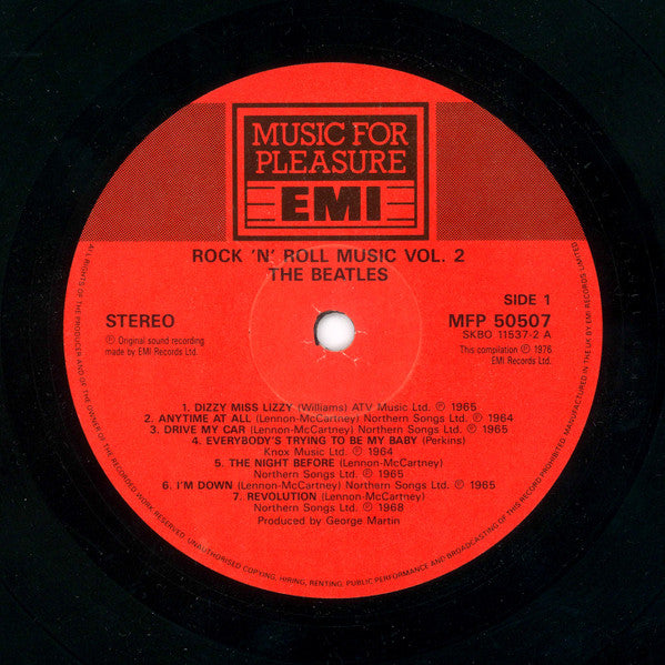 The Beatles : Rock 'N' Roll Music Vol. 2 (LP, Comp, RP)