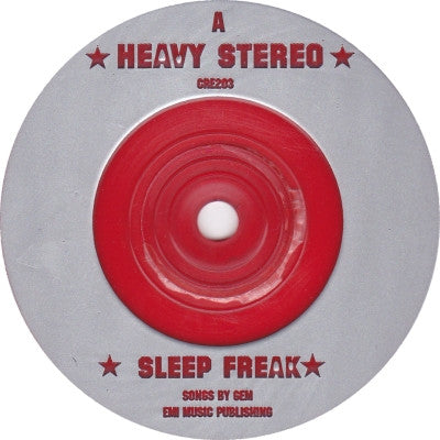Heavy Stereo : Sleep Freak (7", Single, Red)