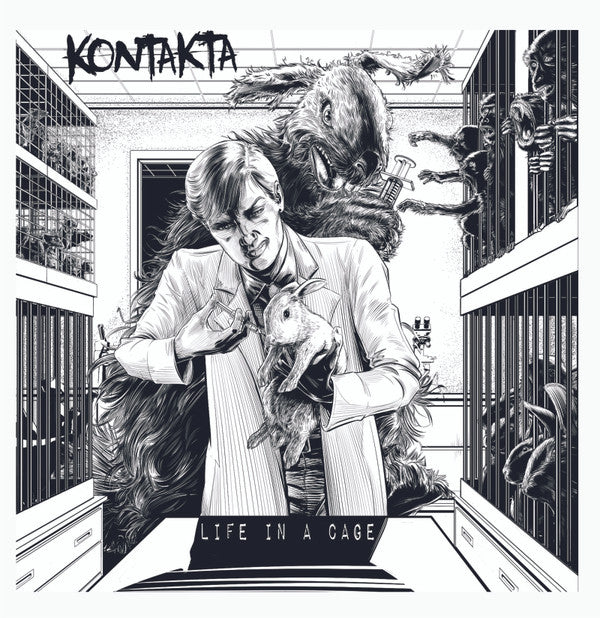 Kontakta (2) : Life In A Cage (7", EP)
