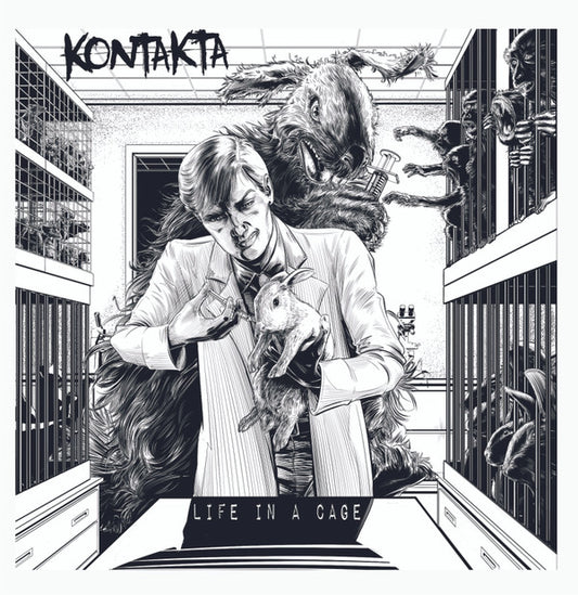 Kontakta (2) : Life In A Cage (7", EP)