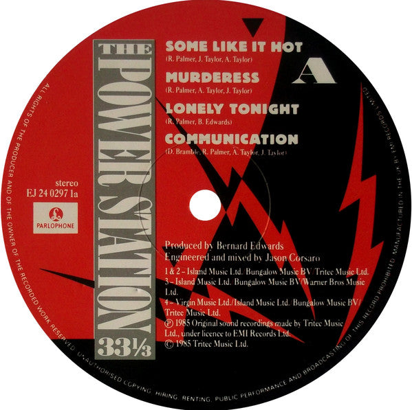 The Power Station : The Power Station 33⅓ (LP, Album)
