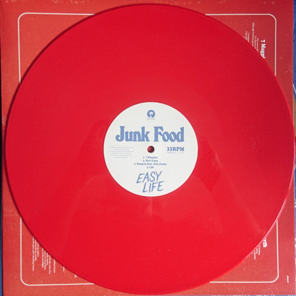 Easy Life (4) : Junk Food (LP, EP, Ltd, Mixtape, Red)