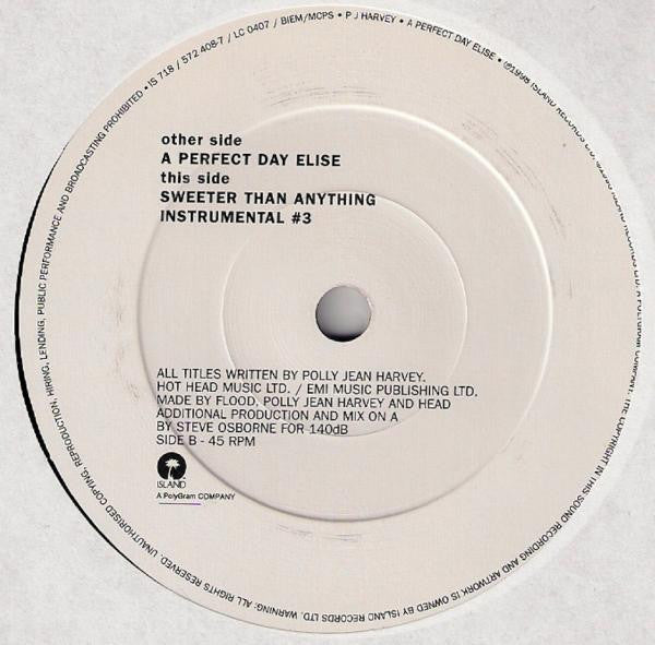 P J Harvey* : A Perfect Day Elise (7", Single)