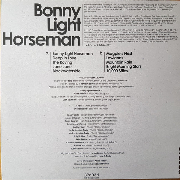 Bonny Light Horseman : Bonny Light Horseman (LP, Album, Ltd, Sea)