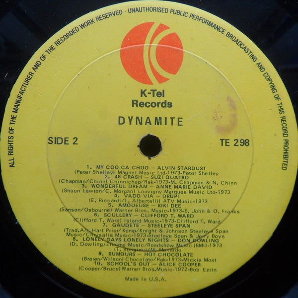 Various : Dynamite (LP, Comp, US )