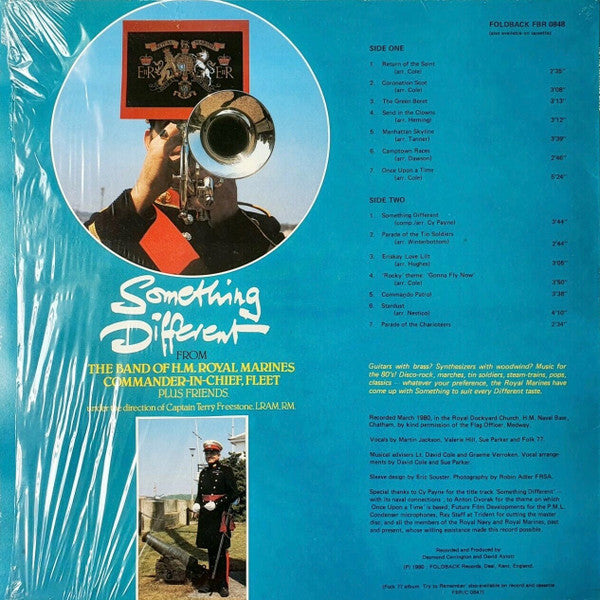 The Royal Marines Band* : Something Different  (LP, Album, Blu)