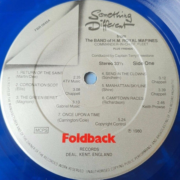 The Royal Marines Band* : Something Different  (LP, Album, Blu)