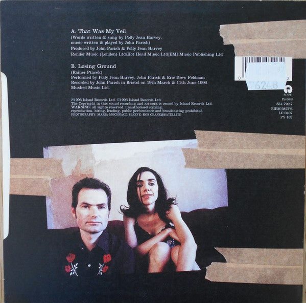 John Parish + PJ Harvey : That Was My Veil (7", Single)
