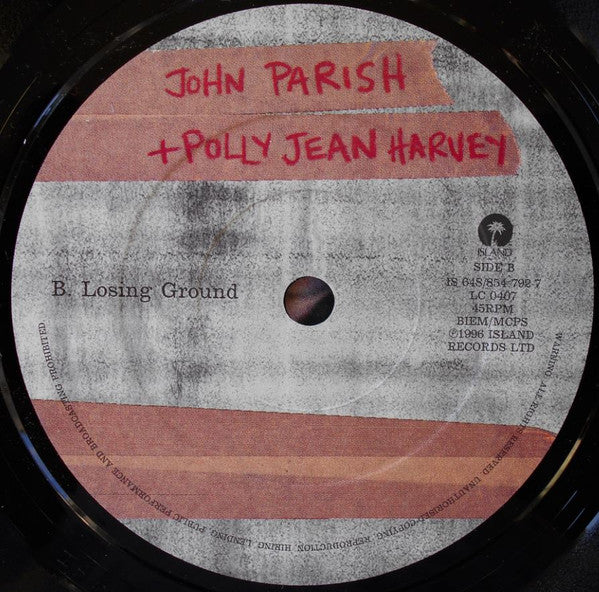 John Parish + PJ Harvey : That Was My Veil (7", Single)
