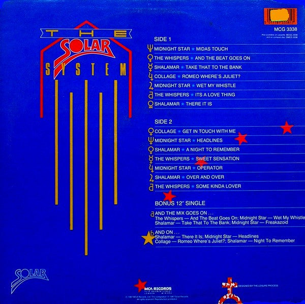 Various : The Solar System (LP, Comp, Inc + 12", Comp, Mixed)