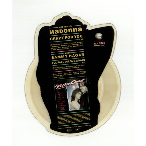Madonna : Crazy For You (7", Shape, Pic)