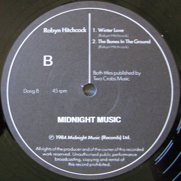 Robyn Hitchcock : Bells Of Rhymney (12")