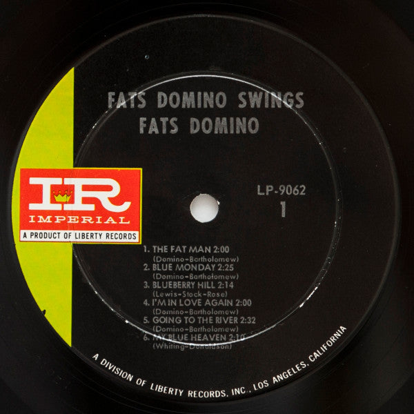 Fats Domino : Fats Domino Swings (LP, Album, Mono, RE)